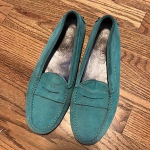 Blue Suede Tod’s driving shoe